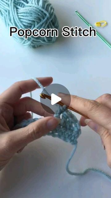 Crochet on Instagram: "Crochet Tutorial: The Popcorn Stitch!  📹 Repost from: TT @ cornwallcrochet  #CrochetMaster #CrochetMania #CrochetTime #CrochetArtists #CrochetInspirations #CrochetCommunity #CrochetPatterns #CrochetDesign #CrochetProjects #CrochetCrafts #CrochetLifeStyle #CrochetPatternDesign #CrochetInspo #CrochetLoveOfInstagram #CrochetCreation #CrochetStyle #CrochetStitch #CrochetForLife #CrochetMagic #CrochetYarn #Crochet #Crochets" Popcorn Stitch Crochet, Popcorn Stitch, Stitch Crochet, Crochet Basics, Crochet Fashion, Crochet Crafts, Crochet Yarn, Crochet Designs, Crochet Tutorial