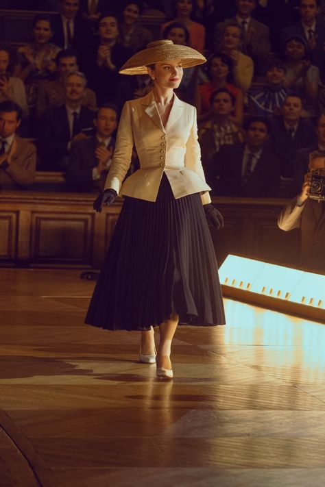 'The New Look' Has Costumes That Include A Dior Bar Suit & Chanel-Inspired Wardrobe Jeanne Paquin, Emily Mortimer, Dior New Look, Cristobal Balenciaga, Daniel Brühl, Boyfriend Outfit, French Fashion Designers, Couture Designers, Pierre Balmain