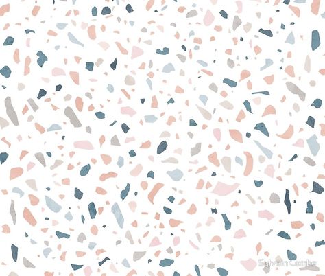 Blue Terrazzo Texture, Terrazzo Pink, Terrazzo Bathroom, Terrazzo Texture, Macbook Wallpapers, Pastel Poster, Design Cv, Ipad Background, Wall Murals Painted