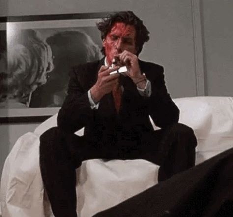 Sigma Male, Christian Bale, Film Aesthetic, Pulp Fiction, Scary Movies, Dark Aesthetic, Pose Reference, Aesthetic Pictures, A Man