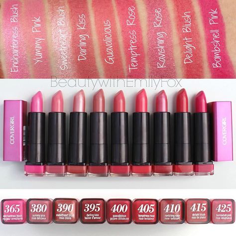 #Swatches of the @COVERGIRL Colorlicious Lipstick Collection! PINKS (2/4) GIVEAWAY Rules: -Follow me @BeautywithEmilyFox -Regram the post with your favorite color and hashtag your selected shade with the COVERGIRL handle (example: @COVERGIRL #SultrySienna) -North America only -Contest winner packages will be distributed by November 13 2015 -Don't forgot to subscribe to my Youtube channel Beauty with Emily Fox There will be 15 winners! ONE participation per person. Choose ONE color (in total) in Cover Girl Lipstick, Berry Palette, Covergirl Eyeshadow, Covergirl Lipstick, Giveaway Rules, Saving Face, Best Lipstick Color, Makeup Shopping, Lip Colours