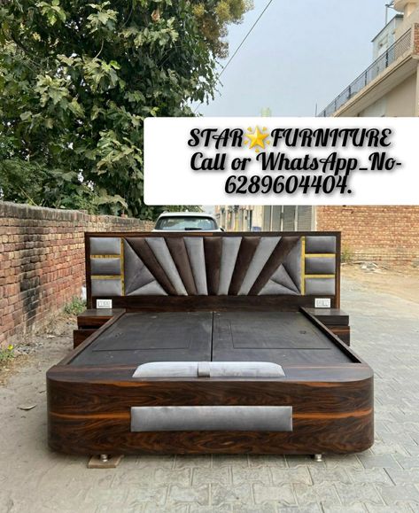 Box Bed Designs Indian, Bad Room Design, Bed Designs With Storage, Bed Back Design, Box Bed Design, Double Bed Designs, Star Furniture, House Balcony Design, Modern Cupboard Design