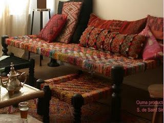 Charpai from France Garden Hideaway, Indian Interiors, Indian Home Interior, Ethnic Home Decor, Ethnic Decor, Woven Furniture, Indian Furniture, Indian Homes, Indian Decor