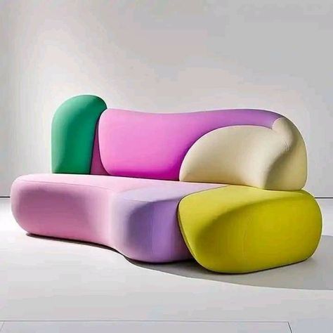 Funky Sofa, Dream Office, Cafe Design, Safe Space, Art Furniture, Furniture Design Modern, Retro Outfits, Furniture Lighting, Sofa Design