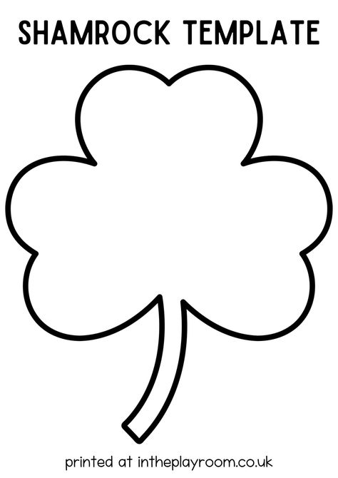 Shamrock Yarn Craft with Free Printable Template  - In The Playroom Shamrock Template, Leprechaun Craft, Shamrock Craft, Spring Flower Crafts, Preschool Craft Activities, Easy Yarn Crafts, Preschool Craft, Printables Free Kids, Yarn Craft