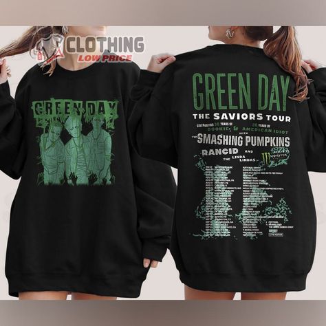 Green Day The Saviors 2024 Tour Merch, Green Day Taco Bell Commercial T-Shirt, Rock Band Green Day Tour 2024 Hoodie Check more at https://clothinglowprice.com/product/green-day-the-saviors-2024-tour-merch-green-day-taco-bell-commercial-t-shirt-rock-band-green-day-tour-2024-hoodie/ Green Band Merch Tops For Concert, Green Day Band Shirt, Green Day Merch, Green Band Merch T-shirt With Front Print, Green Day Shirt, Rock Tshirt, Tour Merch, Hoodie Green, Taco Bell