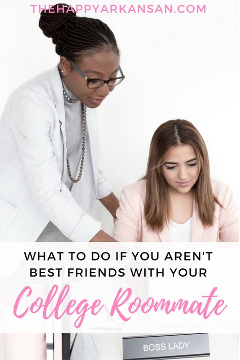 What To Do If You Aren't Best Friends With Your College Roommate | We all want to be best friends with our college roommates, but sometimes it's just not possible. Today on the blog I am sharing my best advice for how to survive dorm life even if you aren't great friends with your roommate. Just because you don't have an excellent relationship, doesn't mean you can't have a decent one. Lost Best Friend, College Freshman Advice, Freshman Advice, Student Budget, College Roommate, College Survival, College Advice, Pep Talk, Freshman College