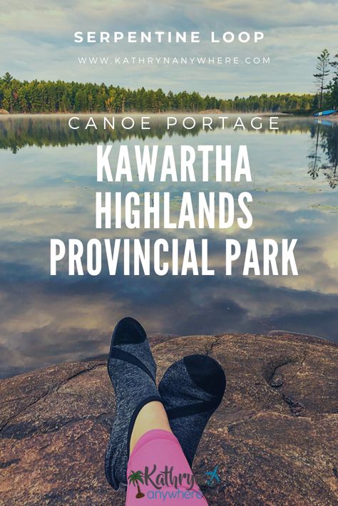 20 Photos to inspire you to take a Canoe Portage on the Serpentine Loop in Kawartha Highlands Provincial Park, a provincial park in Southern Ontario for back country camping and canoe routes #FindYourselfHere #NoFilterPtbo #ThisisPtbo #Ptbo #theKawarthas #OntarioParks Canoe Portage, Back Country Camping, Ontario Camping, Ontario Provincial Parks, Canada Camping, Ontario Parks, Canoe Camping, Southern Ontario, Canada Road Trip