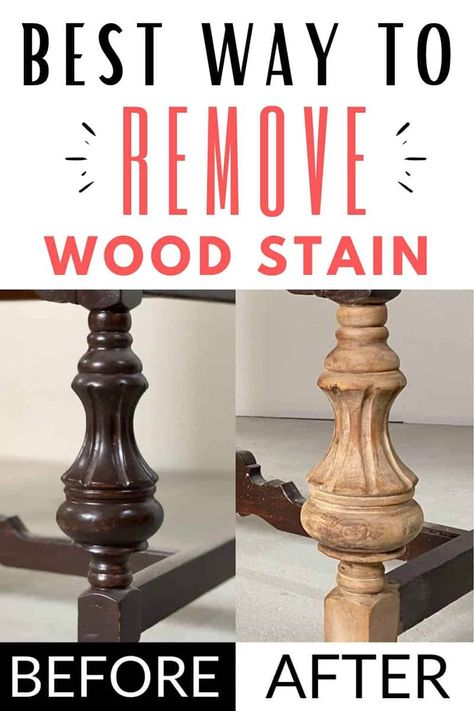 Furniture Stain Remover, Stripping A Table, Using Citristrip, Removing Stain From Wood Furniture, Citristrip Tips Furniture, Remove Chalk Paint From Wood, Removing Stain From Wood, Best Wood Stain, Paint Magic