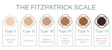 fitzpatrick scale skin type chart Fitzpatrick Skin Type, Fitzpatrick Scale, Skin Types Chart, Type Chart, Medical Sign, Dairy Free Breastfeeding, Scale Skin, Skin Science, Chemical Peel