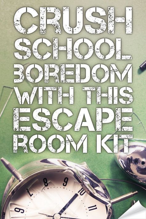 Crush school boredom with THIS classroom hack! DIY Escape Room | Make Your Own Escape Room | Escape Room for Kids | Escape Room for Students Make Your Own Escape Room, Kids Escape Room, Crush School, Escape The Classroom, Diy Escape Room, Esl Ideas, Homeschooling Curriculum, Room For Kids, Escape Room For Kids