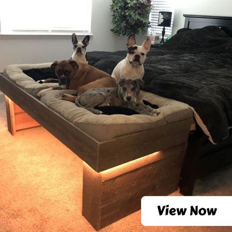 [Sponsored] 66 Diy Raised Dog Beds For Large Dogs Recommendations You Need To Know #diyraiseddogbedsforlargedogs Dog Bed On Side Of Bed, Floating Dog Bed, Dog Bed Next To Human Bed, Lifted Dog Bed, Dyi Dog Bed, Diy Raised Dog Bed, Raised Wooden Dog Bed, Diy Elevated Dog Bed, Dog Bed Diy