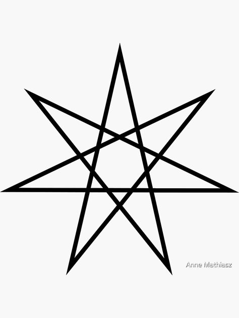 Elven Star Tattoo, Seven Pointed Star Tattoo, Heptagram Tattoo, 8 Pointed Star Tattoo, 7 Pointed Star, Star Witch, Fairy Star, Small Star Tattoos, Star Fairy