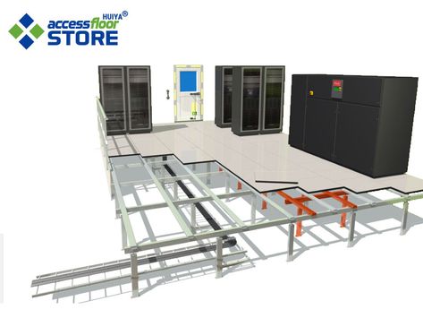 #RaisedFloorSystem also known as access floor system, offers an elevated structural floor over a solid substrate. It is beneficial in developing a hidden void so that the electrical and mechanical services can pass easily. Introduction Design, Raised Floor, Definition Design, Server Room, Computer Chip, Electrical Projects, Computer Room, Data Center, Clean Room