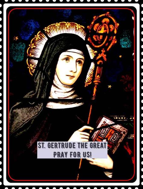 St. Gertrude the Great St Gertrude The Great, St Gertrude, Holy Rosary, Pray For Us, Catholic Church, Puerto Rico