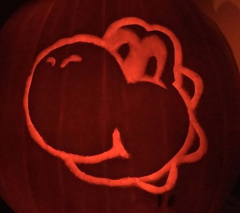 My Yoshi Jack-O-Lantern – The Triple Option Super Mario Jack O Lantern, Mario Pumpkin Carving Ideas, Mario Jack O Lantern, Dragon Jack O Lantern, Yoshi Pumpkin Carving, Mario Pumpkin Carving, Luigi Pumpkin, Yoshi Pumpkin, Pumpkin Inspo