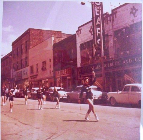 Parade in Chicago Heights, Illinois Chicago Heights, Chicago History, Down South, Way Down, Illinois, Street View, Chicago, France, History