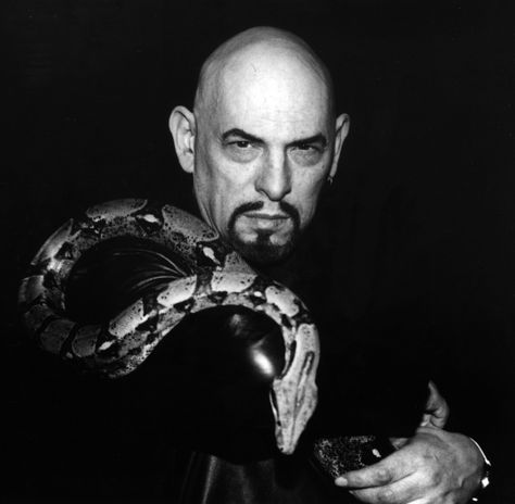 A Collection of Photos of Anton LaVey | Encyclopedia Satanica Zeena Lavey, Laveyan Satanism, Anton Lavey, The Satanic Bible, Early Middle Ages, Papa Francisco, Tarot Readers, New Testament, The Church