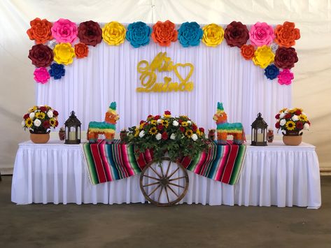 Charro Quinceanera Theme, Mexican Theme Wedding, Donut Theme Party, Royal Blue Quinceanera, Sweet 15 Party Ideas Quinceanera, Sweet 15 Party Ideas, 15th Wedding Anniversary, Mexican Party Decorations, Quince Invitations