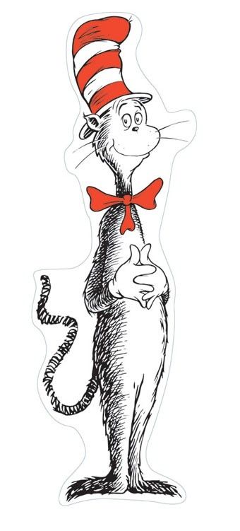 Dr. Seuss Cat In The Hat Giant Cut-Out Panel $10.79 Dr Seuss Bulletin Board, Cat In The Hat Party, Dr Seuss Classroom, Seuss Classroom, Dr. Seuss, Dr Seuss Week, Dr Seuss Baby Shower, Giant Cat, Dr Seuss Birthday