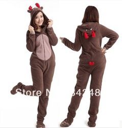 Online Shop Christmas Deer Fleece Cotton Adult Unisex Footed Pajamas Sleepsuit one piece pajamas adult onesie|Aliexpress Mobile Christmas Onsies, Deer Onesie, Adult Onesies, Christmas Pajama Party, Designer Christmas, Pajamas Christmas, Pj Party, Comfy Pjs, Christmas Jammies