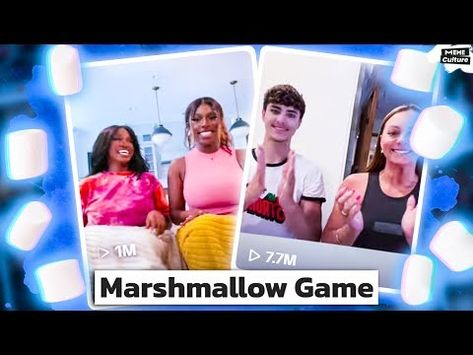 Marshmallow Game. TikTok Challenge - YouTube Marshmallow Game, Marshmallow Games, Marshmallow Challenge, Tiktok Challenge, Social Media Feed, To Play, Social Media, Media, Memes