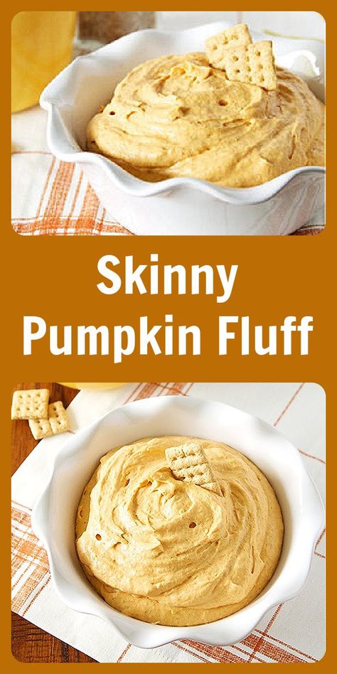 Our Skinny Pumpkin Fluff Recipe is your new bestie! It tastes like a dream and it’s so simple to make, too. We like to make our pumpkin fluff with cool whip, pumpkin puree, vanilla pudding, and a few spices! We promise our Pumpkin Fluff dessert will be the star of your autumn gathering! || cookingwithruthie.com #pumpkinrecipe #autumnrecipe #pumpkindessert #pumpkinfluff #pumpkindip #pumpkinappetizer #fallrecipe #fallappetizer #pumpkin Pumpkin Appetizers, Autumn Spices, Dolce Poche Calorie, Pumpkin Fluff, Pumpkin Puree Recipes, Fluff Recipe, Pumpkin Pudding, Fluff Desserts, Pumpkin Recipes Dessert