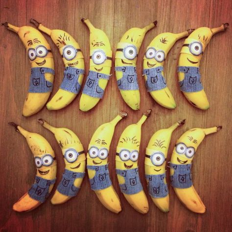 1000+ ideas about Minion Party Decorations on Pinterest | Minion ... Fun Healthy Snacks, Minion Party Decorations, Banana Party, Diy Minions, Despicable Me Party, Minions Birthday, Happy Birthday Minions, Banana Splits, Minion Banana