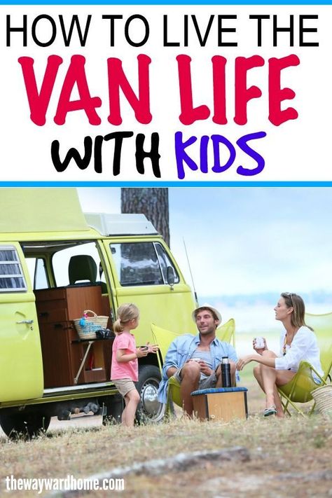 Living in a campervan or in an RV and traveling with kids is possible. Check out how one van life family travels with three kids, and has been traveling for 8 years! #vanlife #campervan #travel #Rving Van Life With Kids, Small Camper Vans, Live In A Van, Travel Bus, Living In A Van, Diy Campervan, Car Life, Sprinter Camper, Van Life Diy