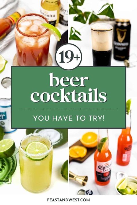 Say cheers to beer cocktails! Discover creative recipes for the perfect hop-infused libation, from refreshing shandies to unique blends. Beer Margarita, Beer Cocktail Recipes, Beer Shot, Beer Cocktail, Beer Pairing, Pumpkin Beer, Summer Beer, Guinness Beer, Blonde Ale