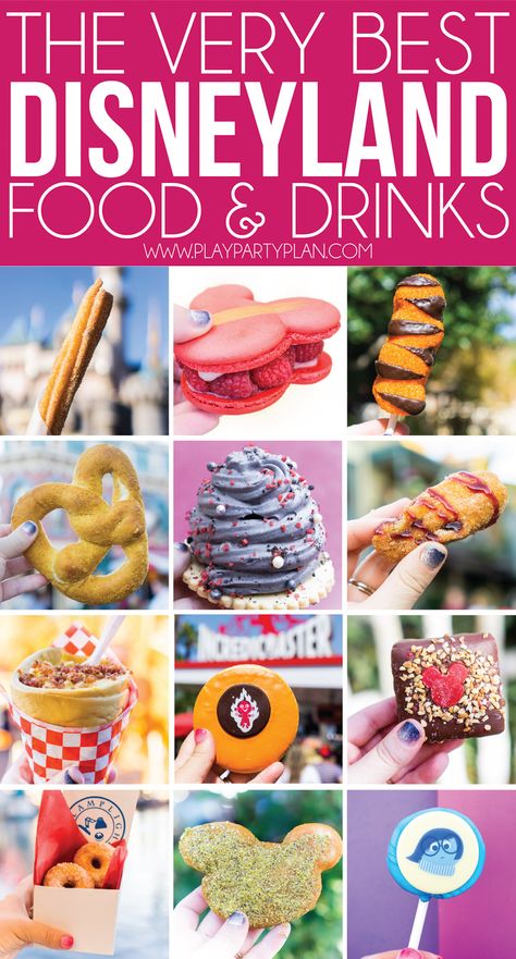 Disneyland On A Budget, Food At Disneyland, Disneyland Treats, Disneyland Dining, Best Disneyland Food, Disneyland Snacks, Disneyland Vacation Planning, Disneyland Restaurants, Disneyland Nails