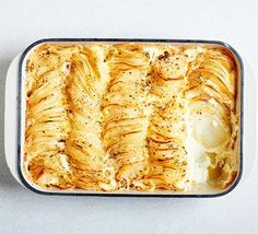 Dauphinoise potatoes Pommes Dauphinoise, Dauphinoise Potatoes, Potatoes Dauphinoise, Sweet Potato Cake, Sunday Dinners, Gratin Dish, Bbc Good Food, Delicious Magazine, Roast Dinner