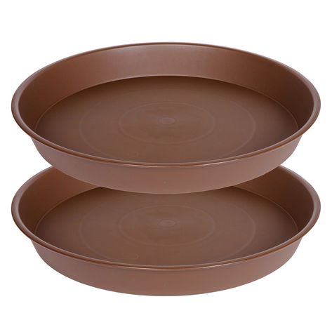 PRICES MAY VARY. 【PlANT SAUCER VLUE】Bleuhome plant saucer 18 inch, 2 packs chocolate plant saucers, The tray size of each Flower pot trays is 19" at the top and 16.5" from bottom and it is 2.7" deep, suitable for planters with bottom diameter less than 16.5 inches.Plant Trays for Planter 16"/17"/18"/19"/20". 【THICKENED & DURABLE】The plant saucers are made from duty PP plastic.The plastic is sturdy, strong, durable will last for several years, Plastic plant saucer 18 inch are designed with matte Plant Trays, Bird Bath Bowl, Plant Saucers, Inch Plant, Plant Saucer, Water Tray, Plant Tray, Bird Bath Garden, Bath Tray