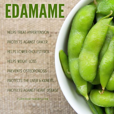 Benefits Of Edamame, Edamame Benefits, Beans Benefits, Vegetarian Kids, Question Authority, Vegetable Benefits, Edamame Beans, Homemade Baby Foods, Lower Cholesterol