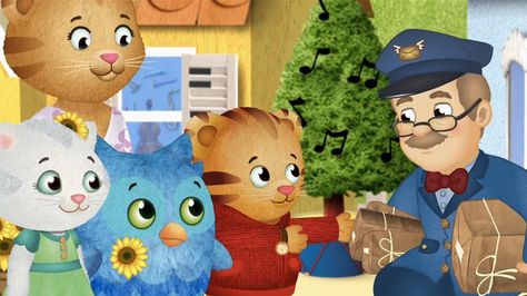 Giving Gives You a Good Feeling | Daniel Tiger's Neighborhood Daniel Tiger Family, Daniel And His Friends, Tiger Parenting, Movie For Kids, Daniel Tiger Party, Tiger Family, Tiger Party, Kids Movie, Daniel Tiger's Neighborhood