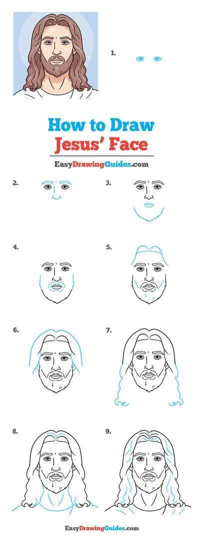 Jesus Sketch Pencil Easy, How To Draw Face Tutorial, Jesus Face Drawing, How To Draw Jesus, Lds Drawings, Jesus Drawing Easy, Jesus Drawings Sketches, Christian Drawings Easy, Jesus Painting Easy