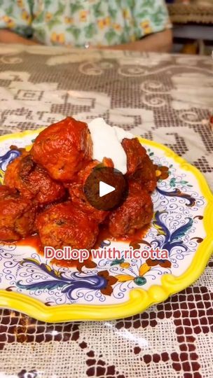 3K views · 66 reactions | How do you make your Meatballs? 🥰🇮🇹😋 Let me know if you want the recipe! 😘 | Cooking with Nonna | Cooking with Nonna · Original audio Cooking With Nonna, The Recipe, Ricotta, Meatballs, Let Me Know, I Know, Let Me, Make Your, Audio