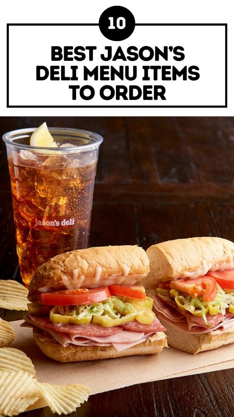 Best Jason’s Deli Menu Items to Order Best Deli Sandwich Recipes, Best Deli Sandwiches, Jasons Deli Recipes, Filling Soups, Turkey Deli Sandwich, New York Deli Sandwiches, Deli Meat Sandwiches, Jason’s Deli Chicken Salad, Deli Recipes