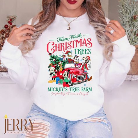 Vintage Disney Farm Fresh Christmas Shirt, Mickey And Friends Shirt, Disney Family Christmas Shirt, Christmas Disney Family, Christmas Gifts Check more at https://jerryclothing.com/product/vintage-disney-farm-fresh-christmas-shirt-mickey-and-friends-shirt-disney-family-christmas-shirt-christmas-disney-family-christmas-gifts/ Mickey And Friends Christmas, Disneyland Christmas, Elsa Shirt, Christmas Mickey, Christmas Disney, Friends Christmas, Fresh Christmas Trees, Maternity Tees, Family Christmas Gifts