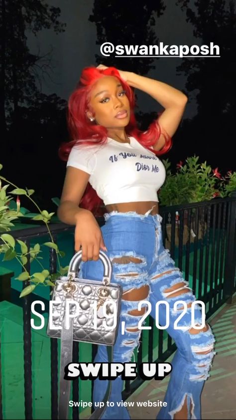 Jayda Wayda Red Hair, Jayda And Loyal, Jayda Wayda Son Loyal, Old Jayda Wayda Pics, Jayda Wayda And Loyal, Hair Mood Board, Two Pieces Set Outfits, Cute Birthday Outfits, Pretty Hair Color