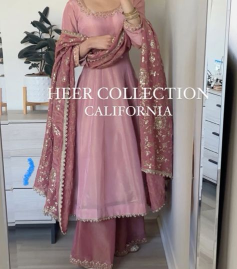 Heer Collection Suits, Punjabi Ghagra Jago Suit, Aesthetic Indian Wear, Heer Collection, Insta Link, Indian Fits, Desi Fits, Ethnic Wear Indian, Trendy Outfits Indian