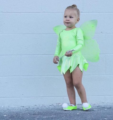 Toddler Tinker Bell Costume, Tinker Bell Toddler Costume, Diy Tinkerbell Costume Toddler, Unique Toddler Halloween Costumes Girl, Baby Tinkerbell Costume, Toddler Tinkerbell Costume, Toddler Halloween Costumes Girl, Tinkerbell Costume Kids, Tinkerbell Baby Costume