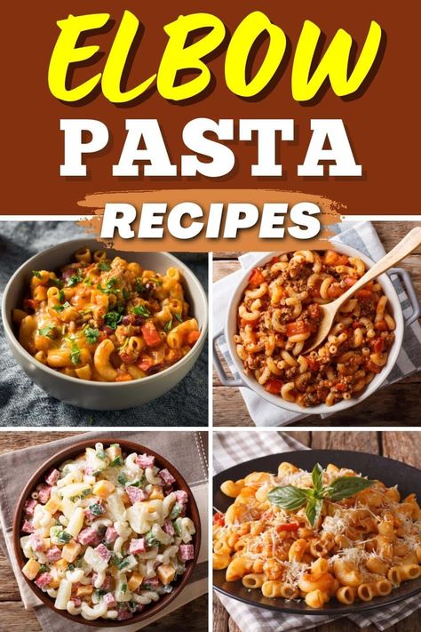 These elbow pasta recipes are the perfect additions to your repertoire! From mac and cheese to taco mac to soup, each of these dishes is tasty and simple. Recipes With Elbow Pasta, Dishes With Elbow Macaroni, Meals Using Elbow Macaroni, What To Do With Elbow Macaroni, Side Dishes With Elbow Macaroni, Pasta With Macaroni Noodles, Elbow Noodle Side Dish Recipes, Recipes For Macaroni Noodles, Macaroni Ideas Easy Recipes