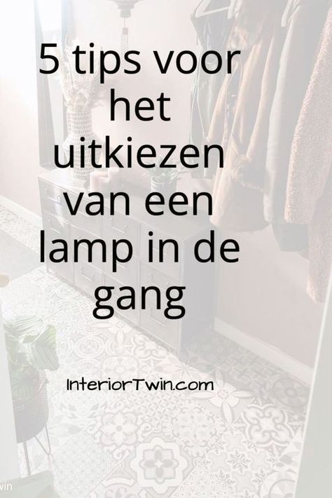 Bekijk deze handige tips voor het kopen van een plafondlamp of hanglamp in de gang op de blog en kies de beste verlichting. Vintage Lamps, Home Decor Decals, Van, Home Decor, Design, Home Décor