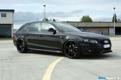 Audi-A4-Avant-Avus-2 Blacked Out Cars, Audi Wagon, Royce Car, Audi A4 B7, Wagon Cars, Sports Wagon, Audi A4 Avant, Audi Allroad, A4 Avant