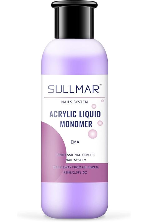 SULLMAR Acrylic Monomer Liquid Acrylic Liquid For Nails Monomer Acrylic Liquid Liquid Acrylic Monomer Nail Monomer Liquid Monomer 75ml 2.5FL.OZ Monomer Liquid, Acrylic Nail Liquid, Country Nails, Acrylic Liquid, Liquid Nails, Womens Nails, Nail Extensions, Fashion Nails, Acrylic Nails