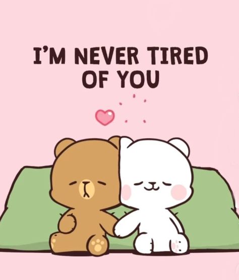 Miss You Quotes, Calin Gif, Milk And Mocha, Mocha Bear, Romantic Quotes For Her, Milk & Mocha, Cute Bear Drawings, Text For Him, Good And Bad