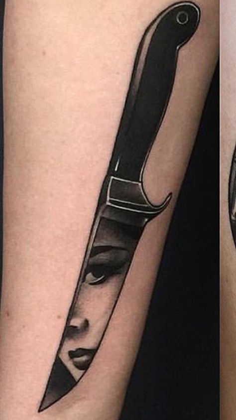 Dagger tattoo Daggar Tattoo, Chef Tattoo, Knife Tattoo, Dagger Tattoo, 3d Tattoos, Tattoo Girl, Pattern Tattoo, Piercing Tattoo, Minimalist Tattoo