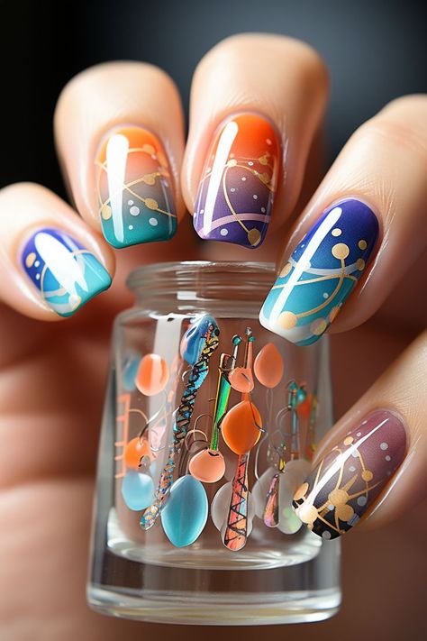 📚🔬 Embrace the back-to-school vibes with these captivating science lab-inspired nail designs! 💅🔬 Perfect for teachers and anyone seeking short nail inspo. Channel your inner educator with these unique back to school nails that feature adorable beakers and test tubes. Let your nails tell a story of knowledge and creativity. Follow for more teacher nail designs and short nail inspiration. 🎨📐 Teacher Nail Designs, Science Nails, Elegant French Tip Nails, Teacher Nails, Nails French Tips, Get Ready For School, Gel Nails French, Gel Nail Art Designs, Short Nails Art