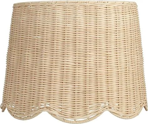 13" Top x 15 1/2" Bottom x 11 3/4" High x 11 3/4" Slant Lamp Shade Replacement Medium Beige Drum ... | Amazon (US) Nashville Apartment, Room Revamp, Drum Lamp Shade, Drum Lamp, Rattan Lamp, Fan Lamp, Drum Lampshade, Primary Bedroom, Florida House